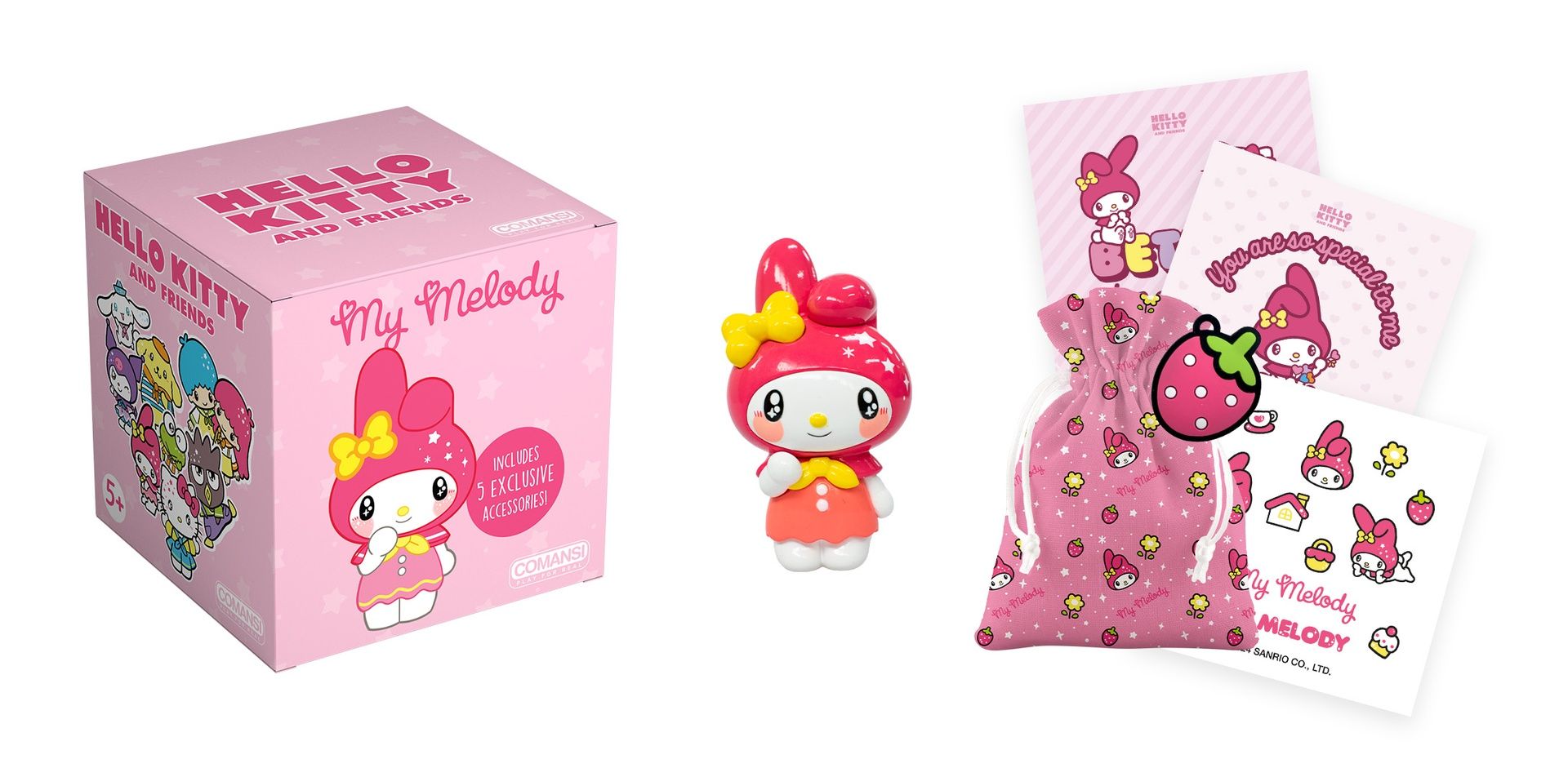 Hello Kitty & Friends keräilyhahmot, laj.16kpl dsp