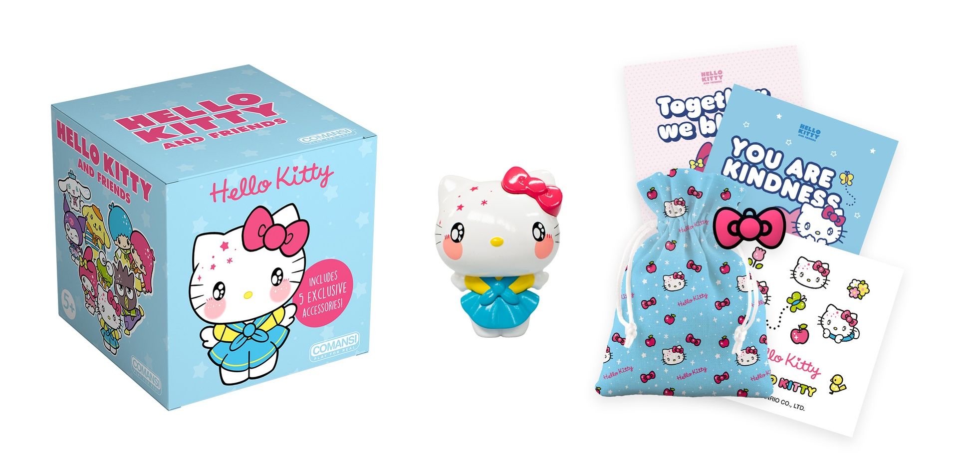 Hello Kitty & Friends keräilyhahmot, laj.16kpl dsp
