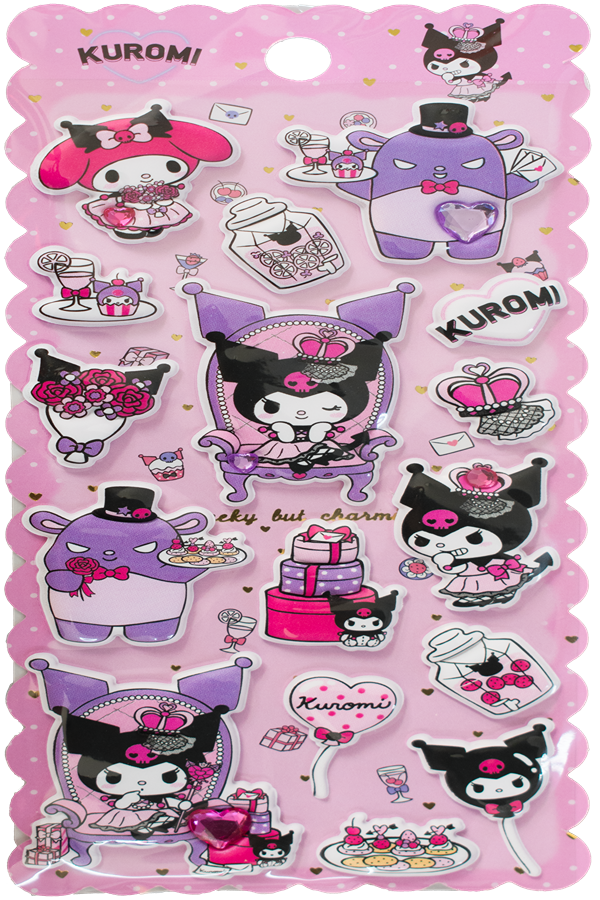 Kuromi Puffy tarrat