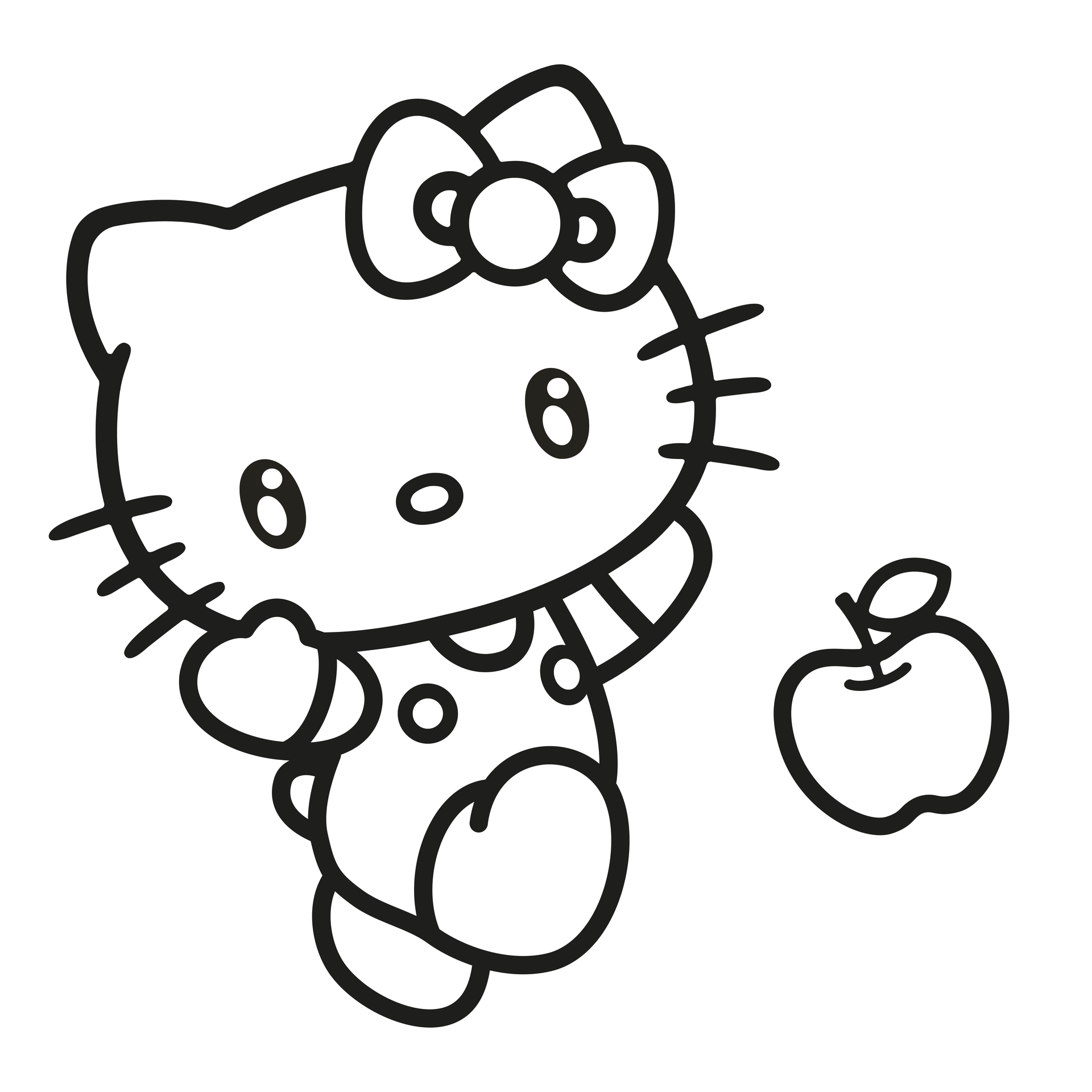 Sticker Art Ikkunavärisetti Hello Kitty