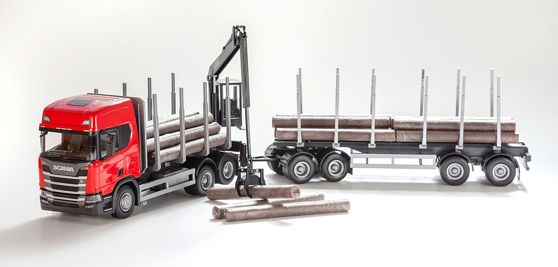 EMEK Scania CR 20H tukkirekka, ohj.nost., 77 cm