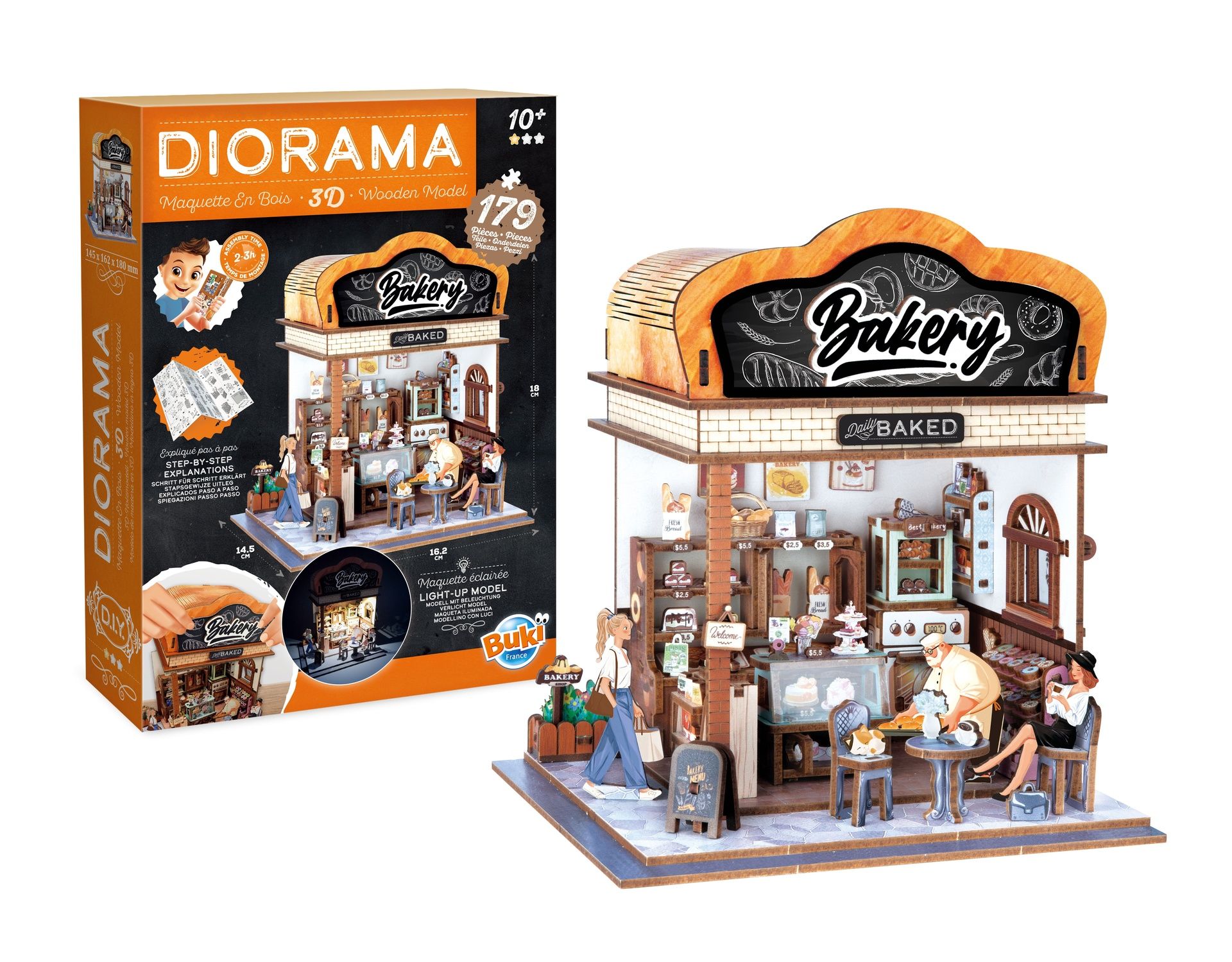 Diorama leipomo pienoismalli