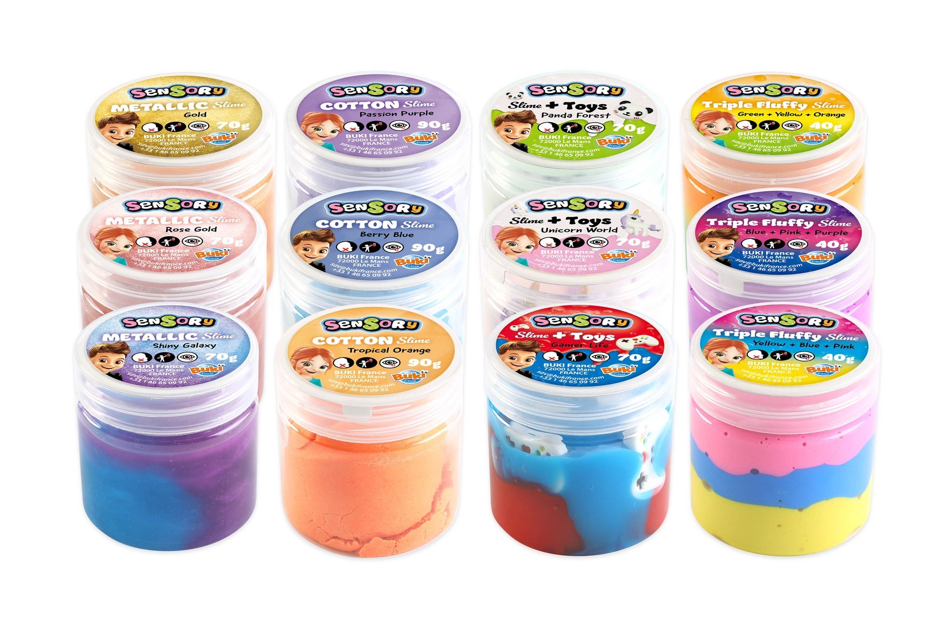 Sensory Slime lajitelma