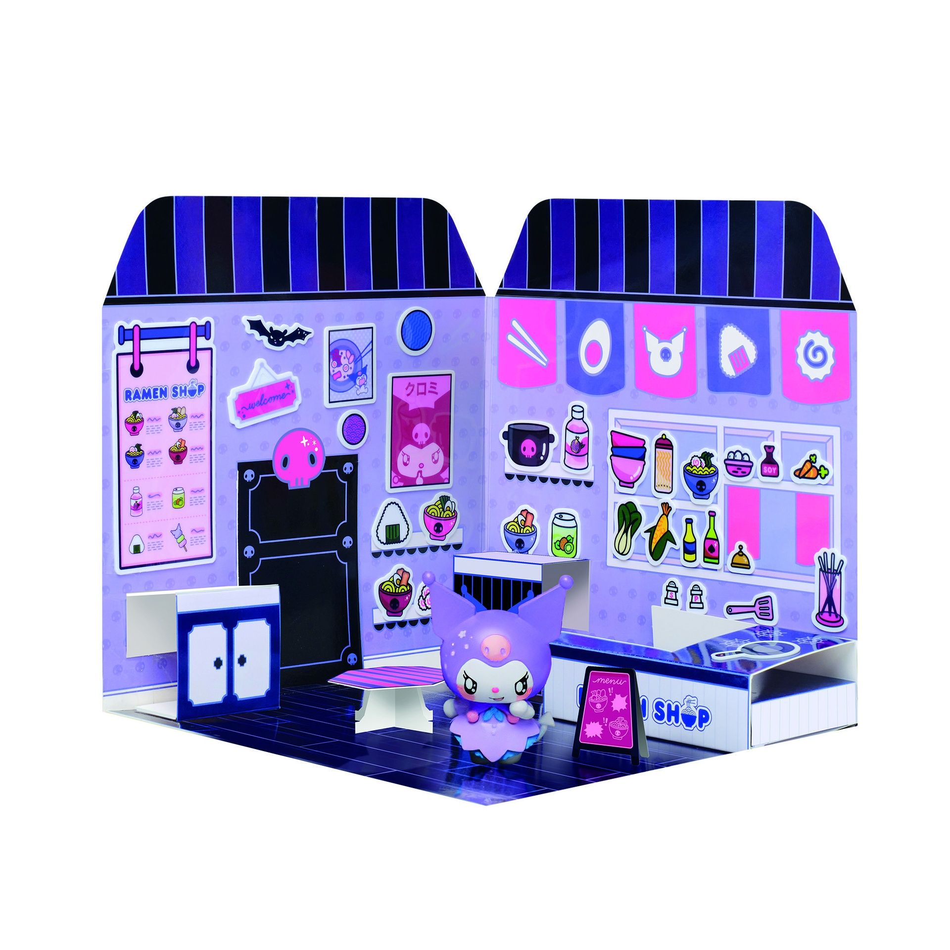 Sticker House Kuromi Ramen shop
