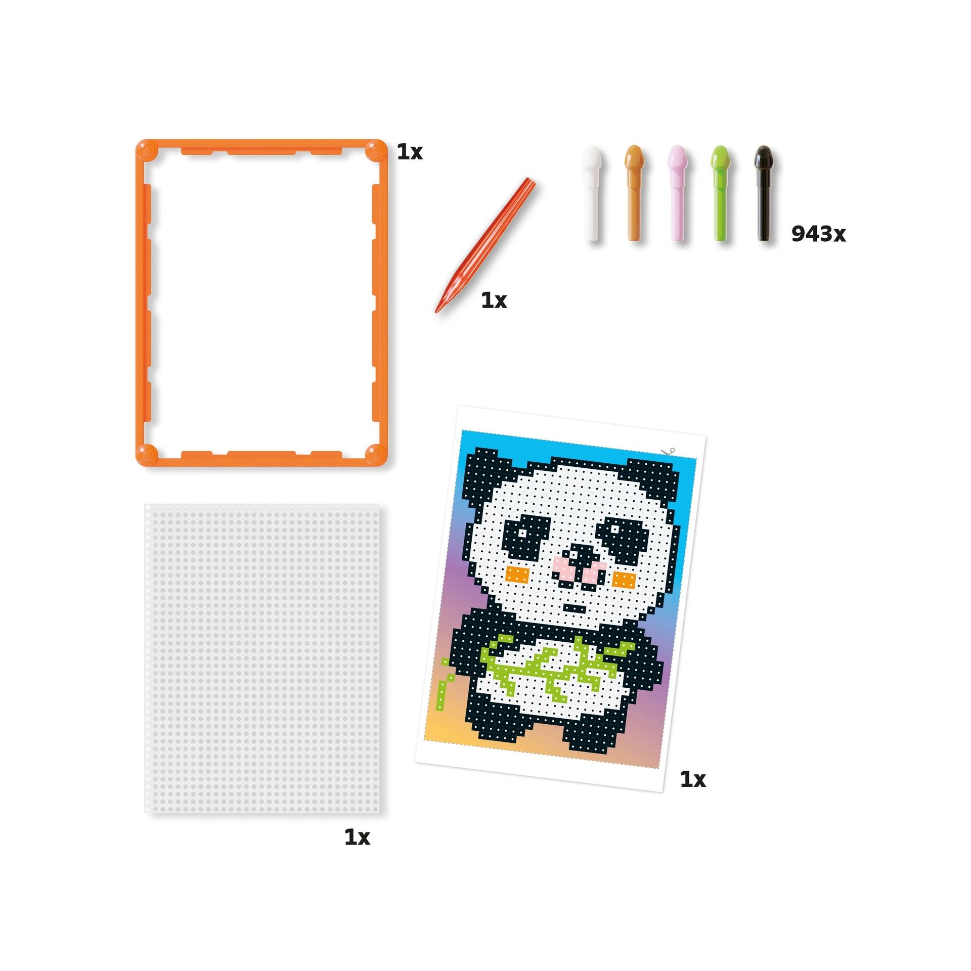 Pixel Art basic Panda