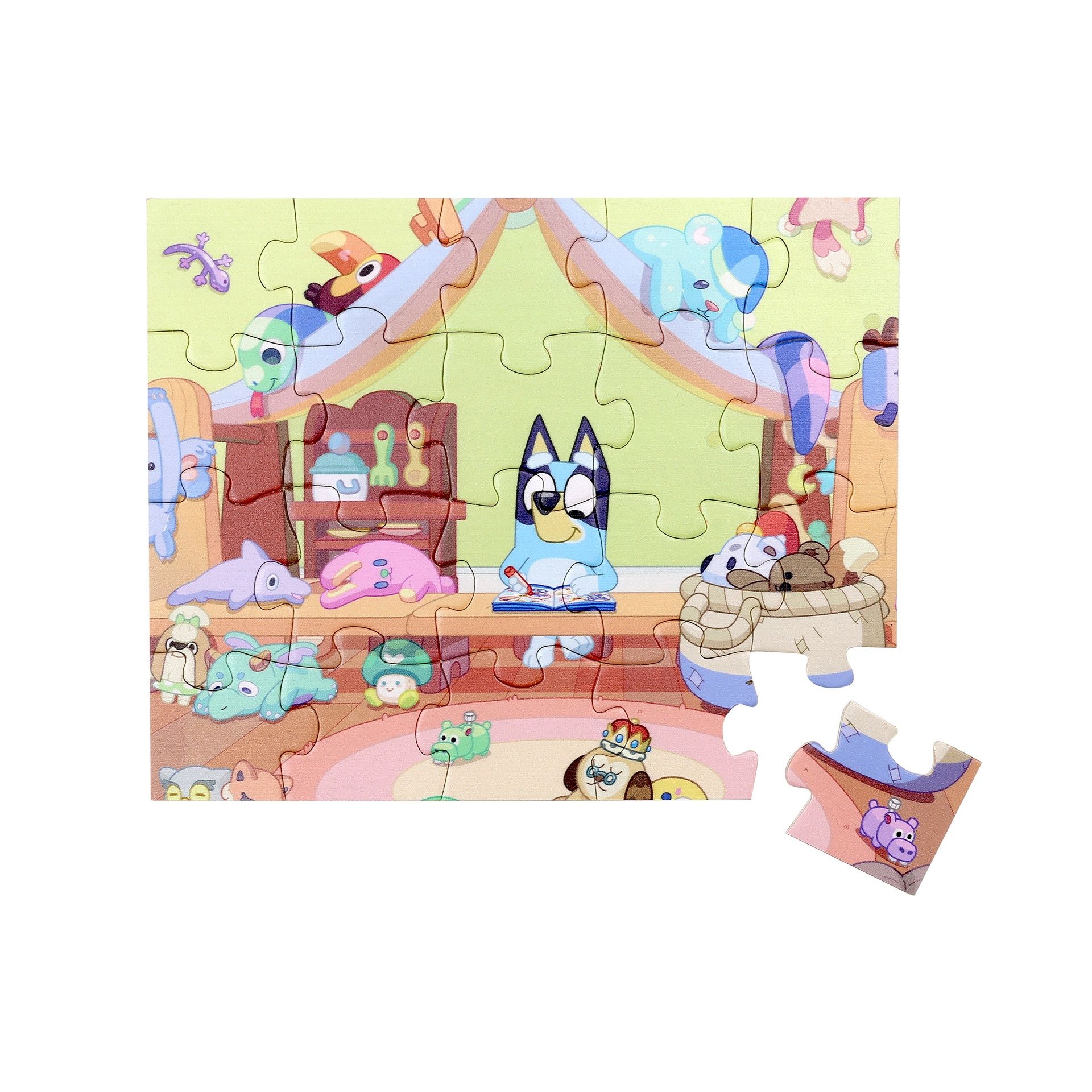 BLUEY-palapeli, puuta, 20 palaa