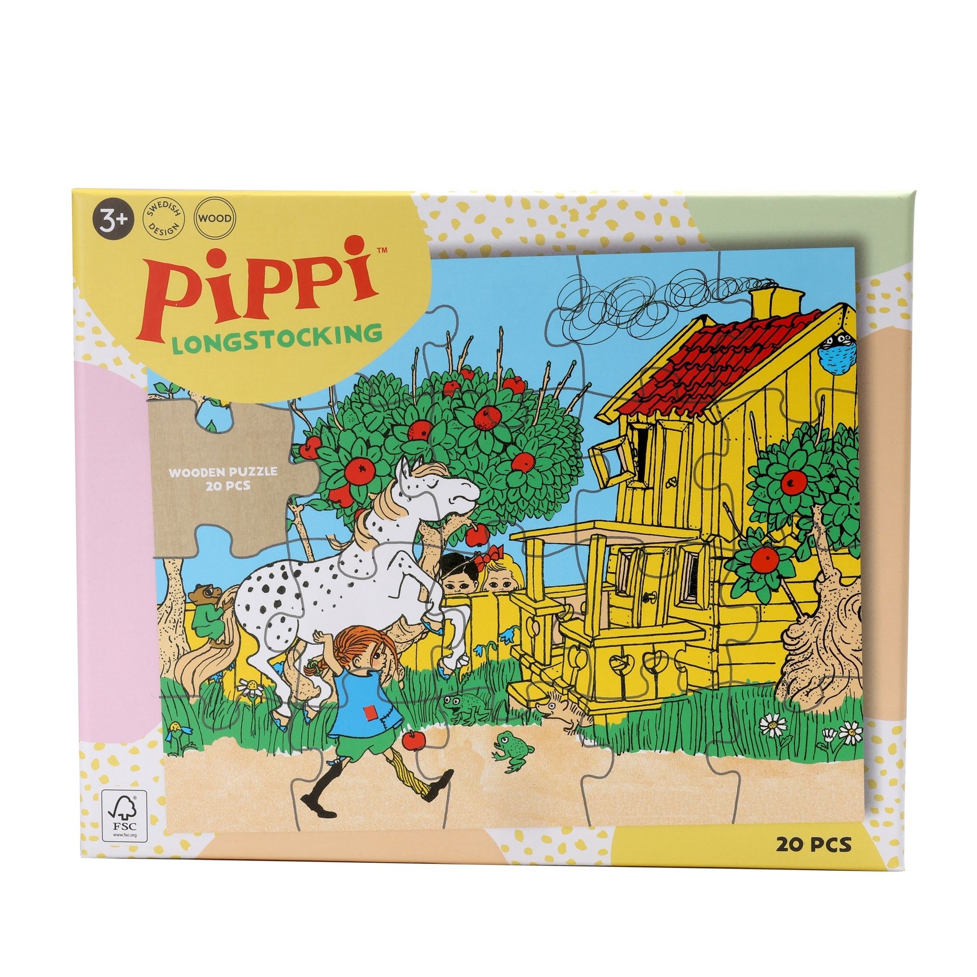 Peppi-palapeli puuta, 20 palaa