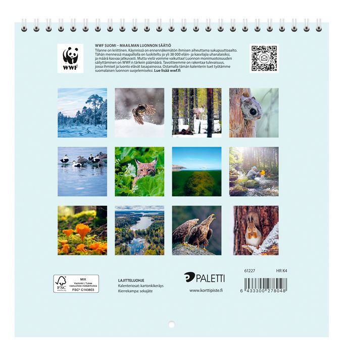 Seinäkalenteri 2027 WWF