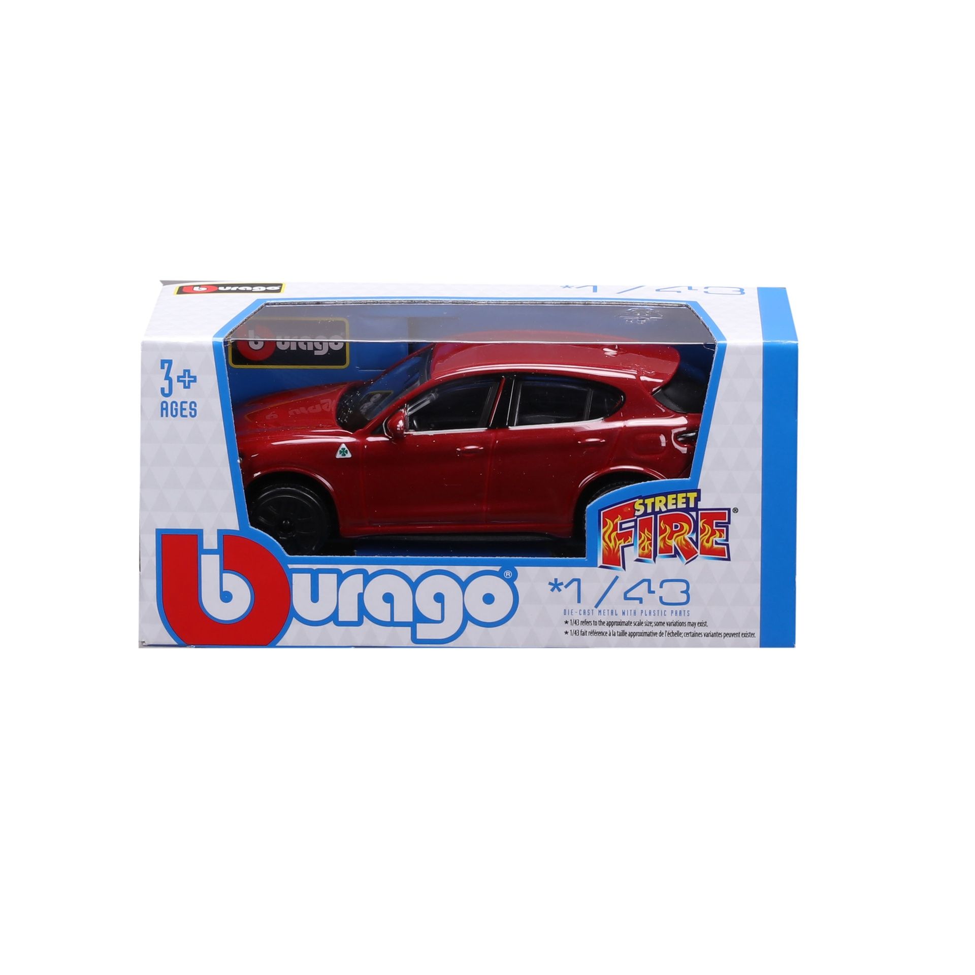 Bburago Street Fire, 1:43 Autot, lajitelma 24 kpl