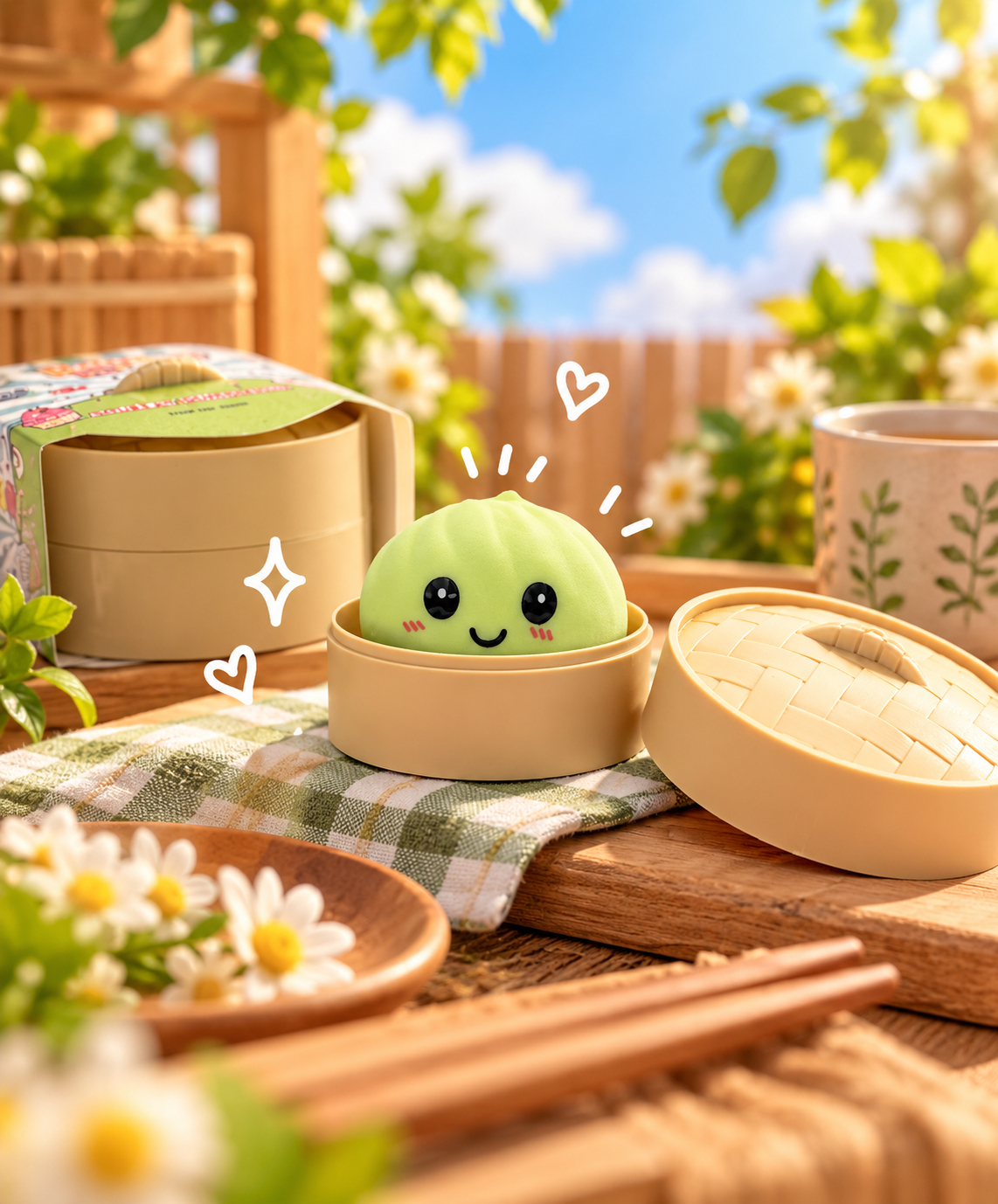 Kawaii squeezy dumpling, 5,5 cm