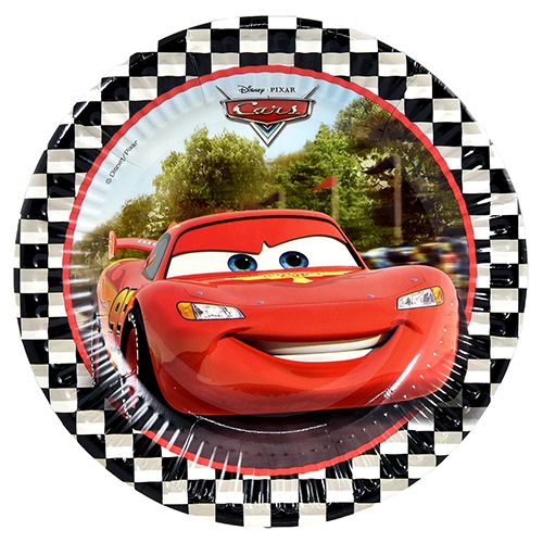 Lautanen 20cm Cars F 8 kpl KSM