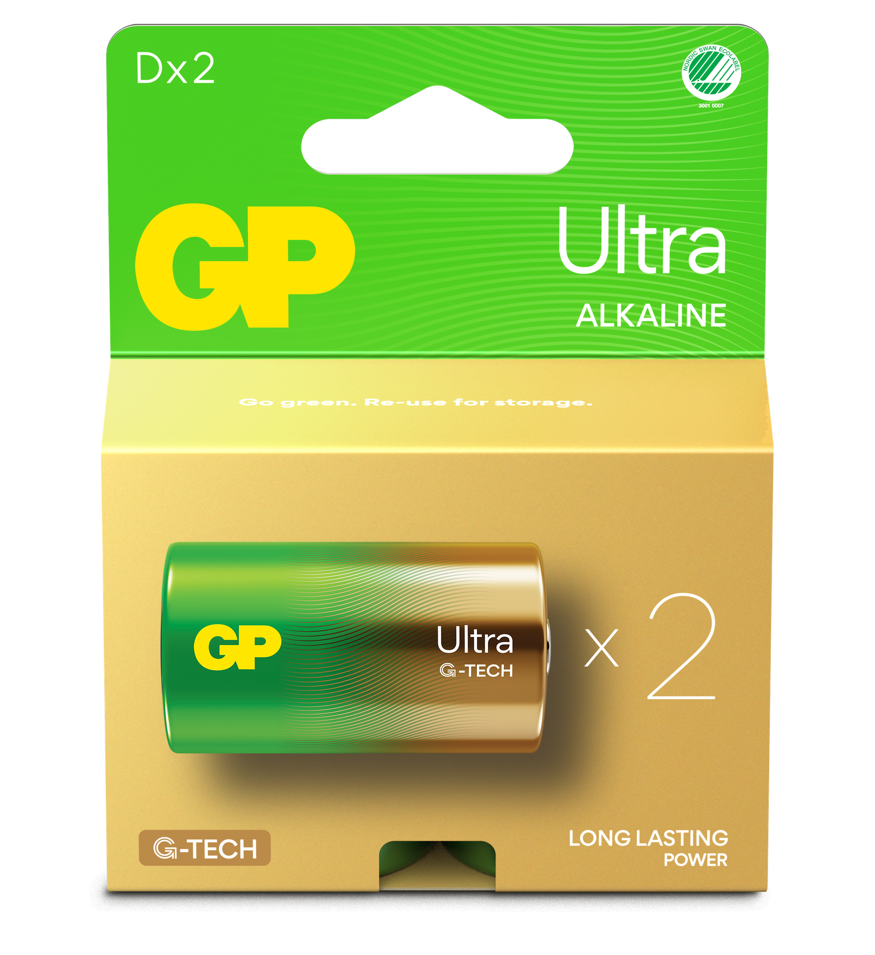 GP Ultra Alkaliparisto D LR20 2kpl