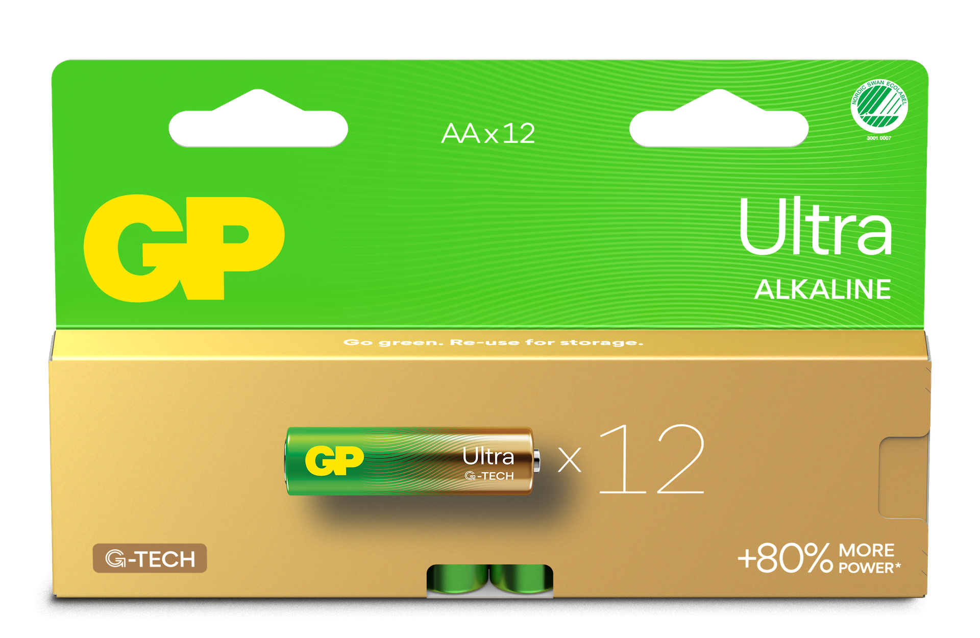 GP Ultra Alkaliparisto AA LR6 12kpl