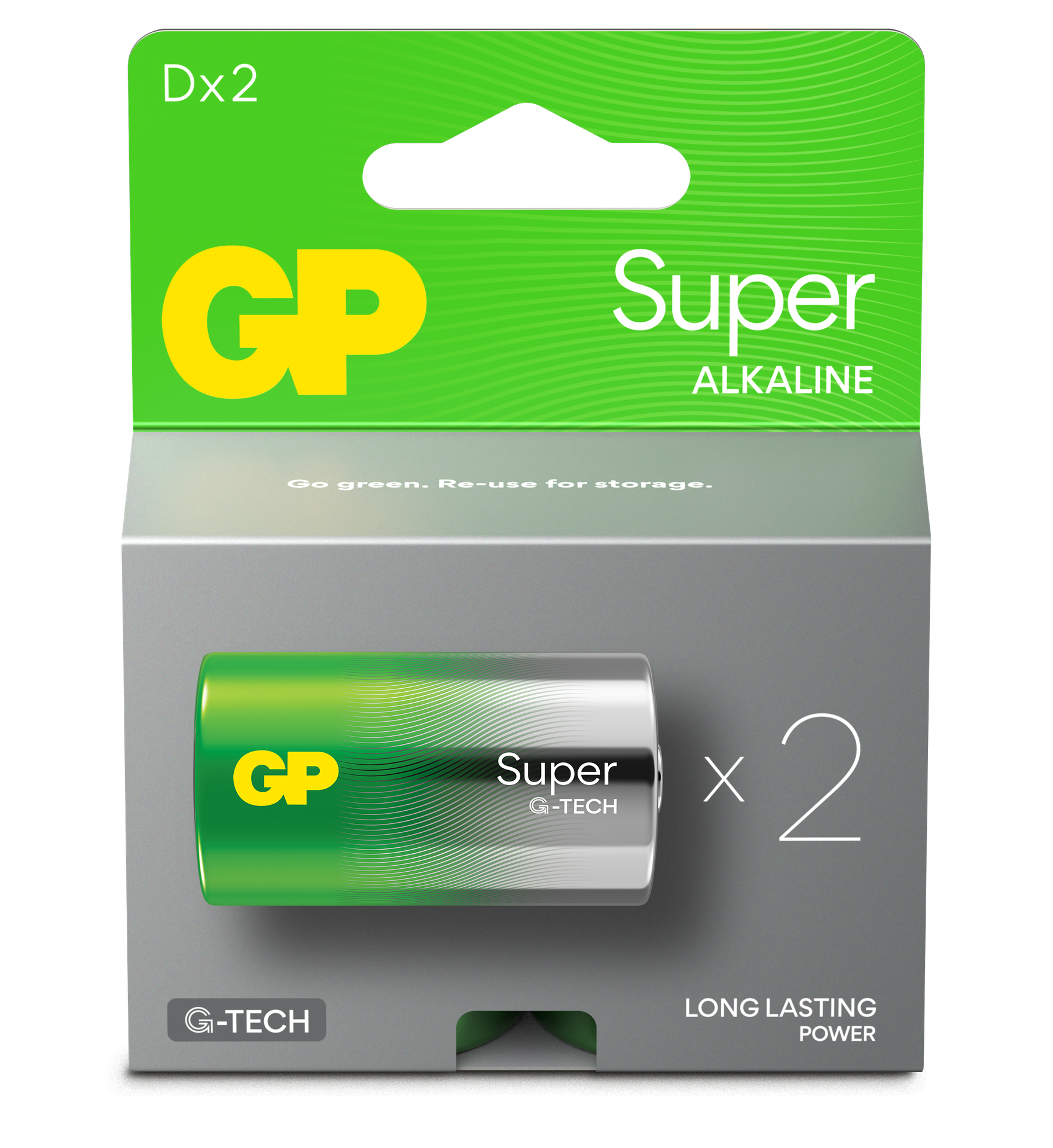 GP Super Alkaliparisto D LR20 2kpl