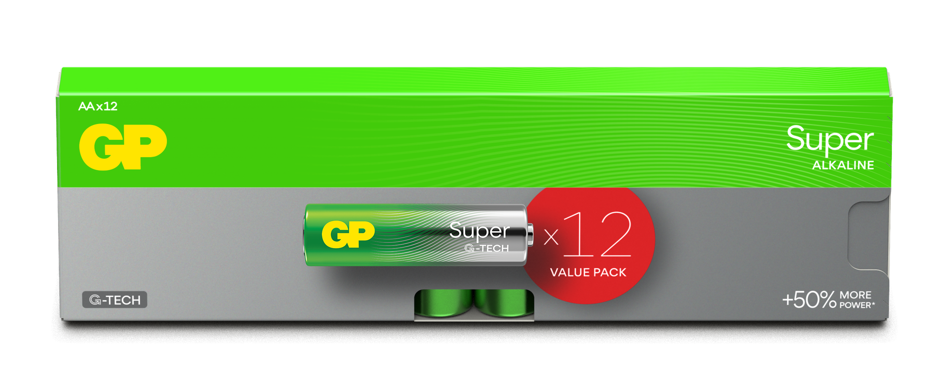 GP Super Alkaliparisto AA LR6 12kpl