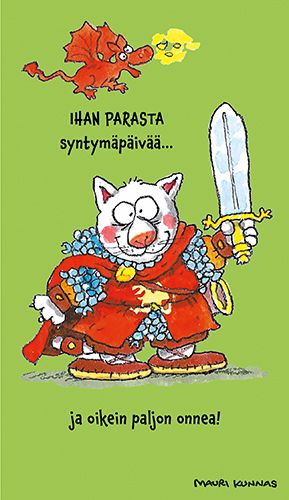 2-osainen kortti Mauri Kunnas