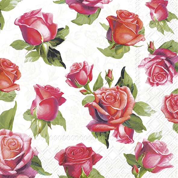 ELEGANT ROSES Lautasliina 33cm