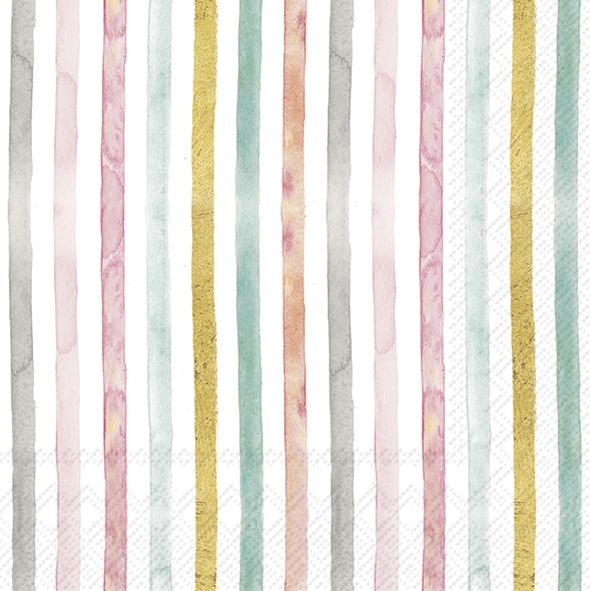 FLAMINGO FEVER STRIPE Lautasliina 33cm