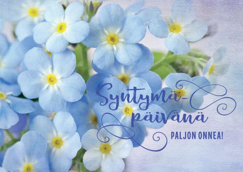 Postikortti syntymäpäivä