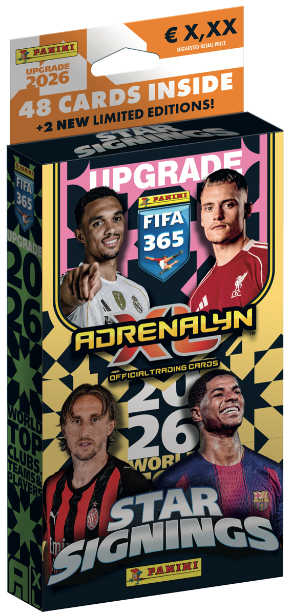 Panini Fifa 365 Upgrade Adrenalyn XL -korttipakka STAR SIGNINGS Blister