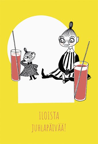 2-osainen kortti Muumi