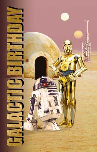 2-osainen kortti Star Wars