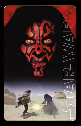 2-osainen kortti Star Wars
