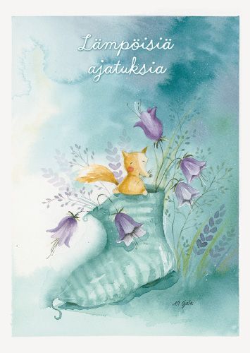 Postikortti Anskun akvarelli