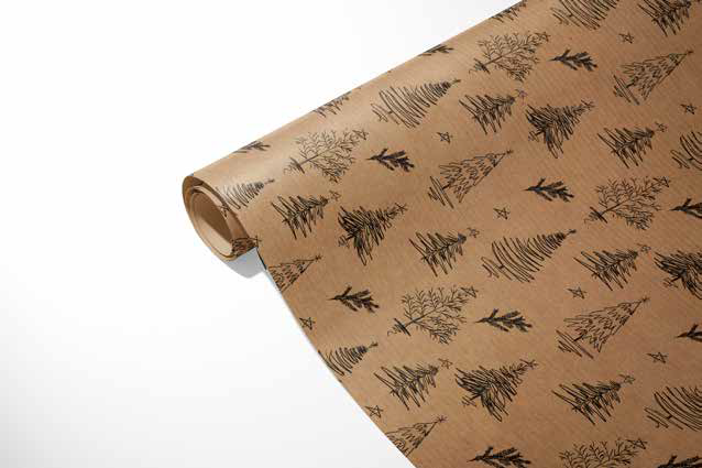 Joulupaperi kraft 70x200cm