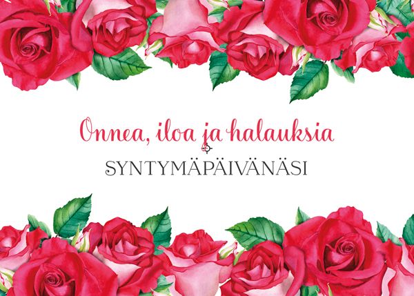 Postikortti syntymäpäivä