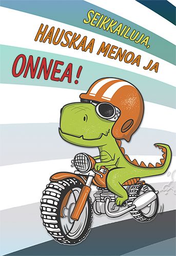 2-osainen lasten onnittelukortti