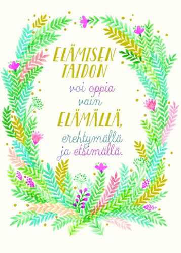 Postikortti ajatelma