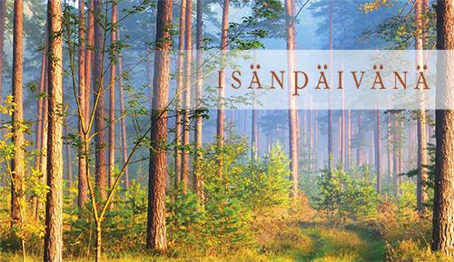 2-osainen isänpäiväkortti