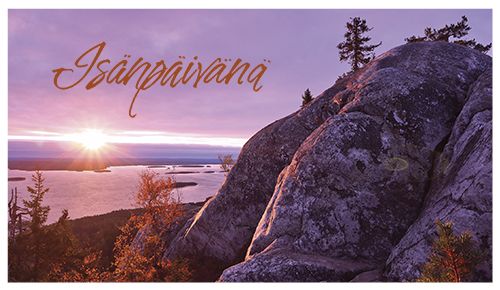 2-osainen isänpäiväkortti