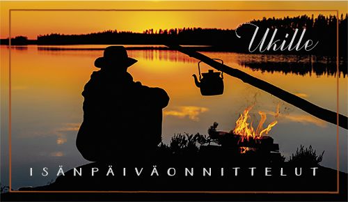 2-osainen isänpäiväkortti Ukki