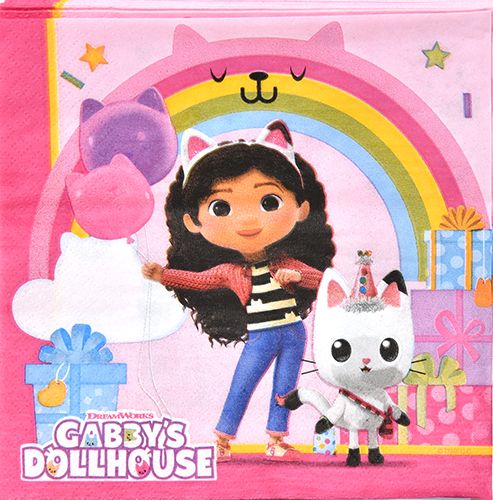 Lautasliina 33cm Gabbys Dollhouse 20kpl