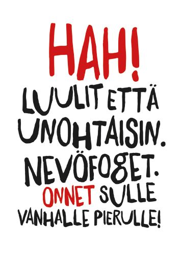 Postikortti hupikortti