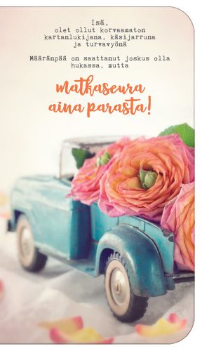 2-osainen isänpäiväkortti Anna-Mari West