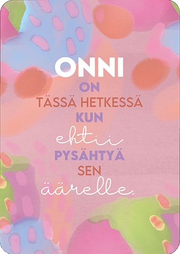 Postikortti Hidasta Elämää