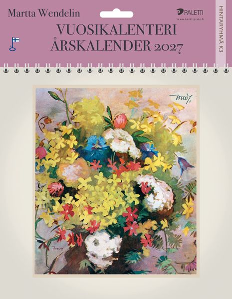 Seinäkalenteri 2027 Martta Wendelin