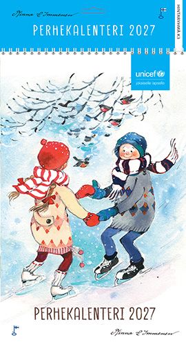Perhekalenteri 2027 Unicef Minna Immonen