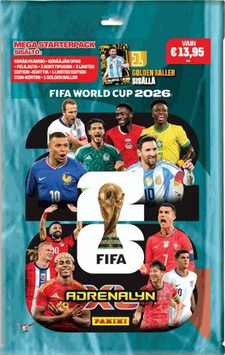 Fifa Adrenalyn XL World Cup 2026 - Aloituspakkaus Kortit