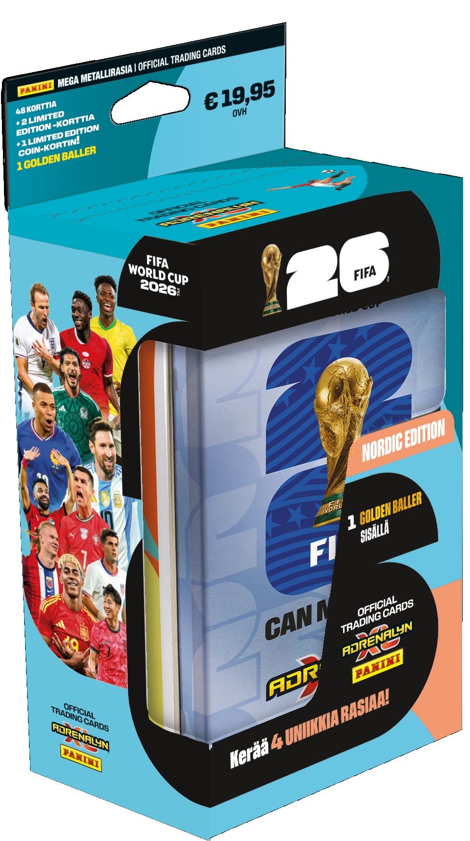 Fifa Adrenalyn XL World Cup 2026 - Mega metallirasia Kortit