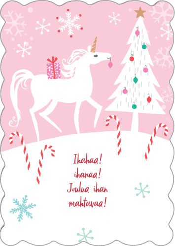 Joulukortti Hallmark
