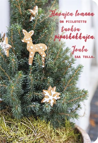 2-osainen joulukortti Ilona Pietiläinen