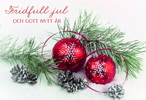 2-osainen joulukortti Syöpäpotilaat ruotsinkielinen postimaksu maksettu