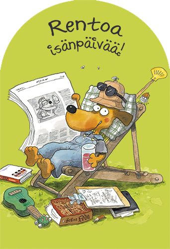 2-osainen isänpäiväkortti Mauri Kunnas