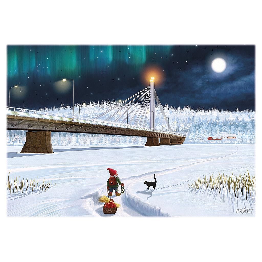 Joulukortti Ileart Rovaniemi