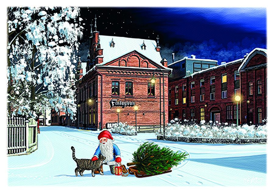 Joulukortti Ileart Tampere