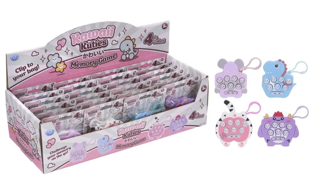 Kawaii kuties memory game, bagclip